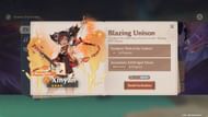 Free Xinyan page from the event (Image via Genshin Impact)